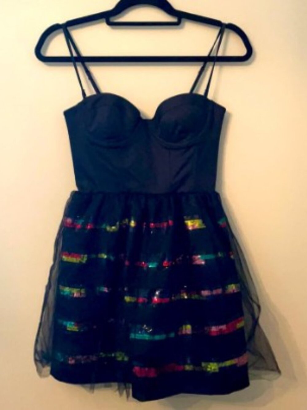 Victoria's Secret Vintage Prom Tulle and Sequin Dress